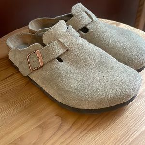 Birkenstock Boston Suede 38(7,7 1/2) Wide shoe